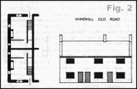 Plan of back-to-back houses in Windhill Old Road, Thackley