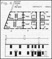 Plan of back-to-back houses in Dartmouth Terrace, Manningham