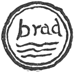 Impression of seal, brad