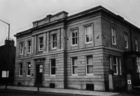 The building in Manor Row which was the offices of the Bradford Canal Company