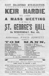 Keir Hardie election notice for East Bradford 1896